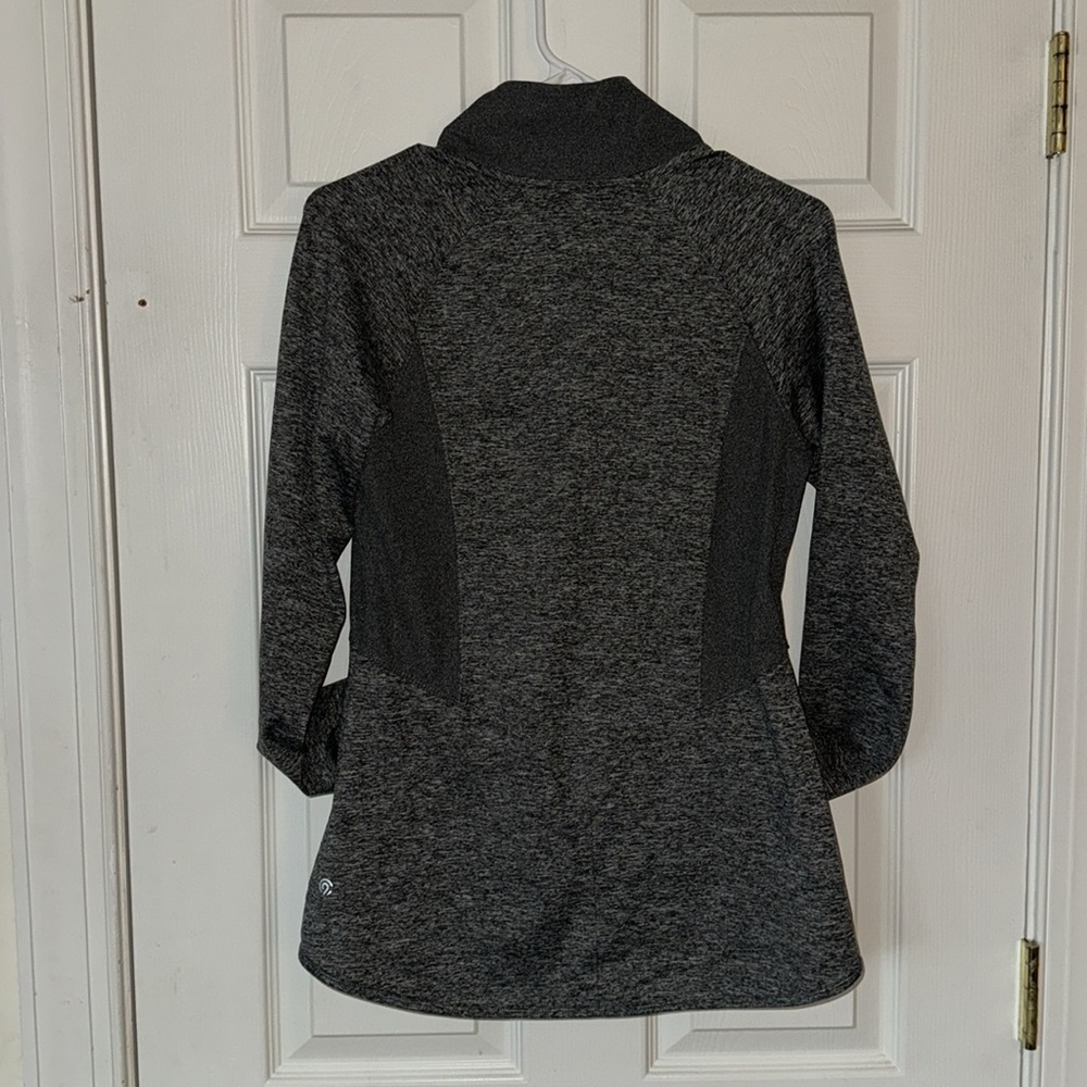 Champion C9 Gray Mixed Media Lightweight Athleisure Full Zip Jacket - Size M - Picture 2 of 7